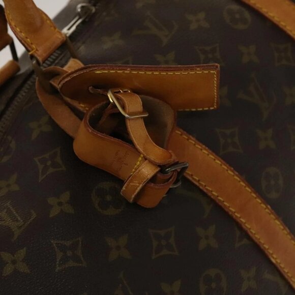 LOUIS VUITTON Monogram Keepall 55 Boston Bag M41424 LV Auth 132555 - Picture 13 of 16